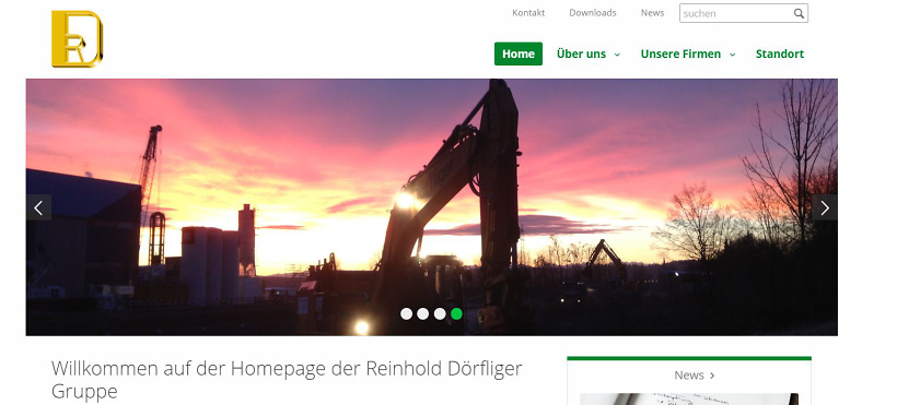 Neue Homepage der Dörfliger Gruppe